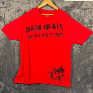 Red American Sin Bin The Replacements Shane Falco Graphic T-Shirt Men’s XL Red